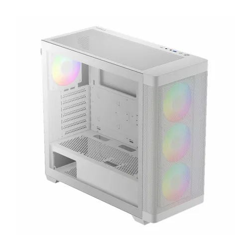 CASE GAMDIAS ATHENA M3 WHITE ARGB – MID TOWER | 4 FAN ARGB PWM | HỖ TRỢ E-ATX